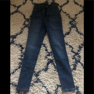 Fashion Nova lace up jeans